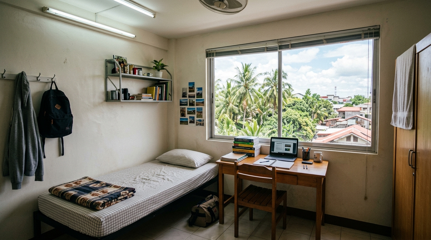 学生寮の部屋