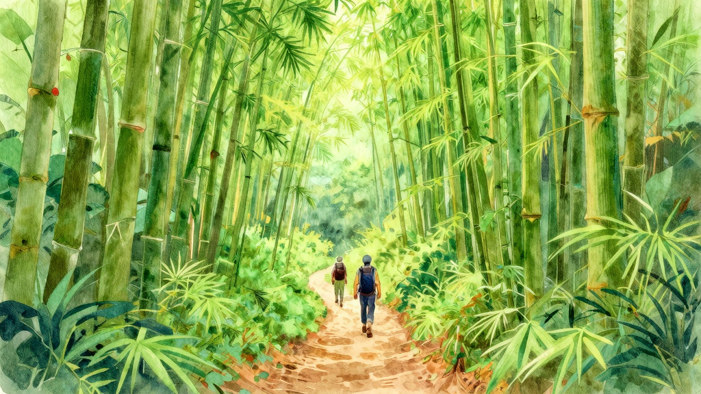 北タイの山岳トレッキング