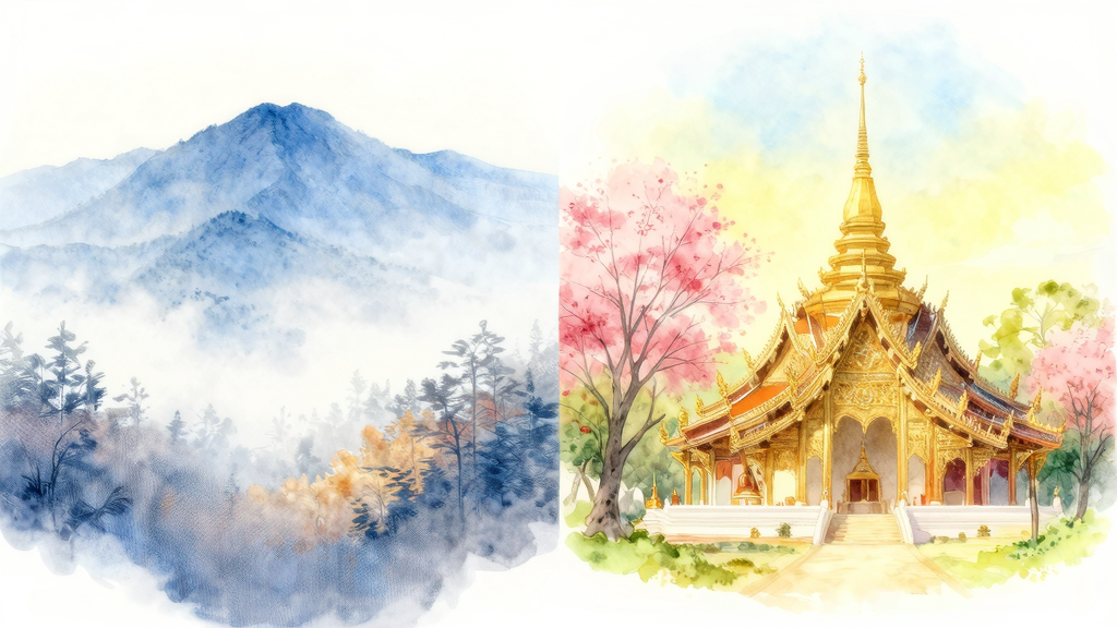 チェンマイの季節 — 涼季の澄んだ空気