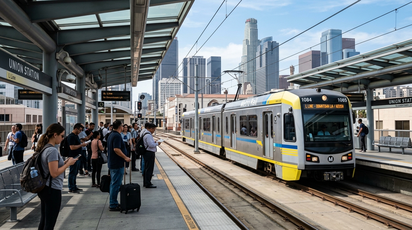 LA Metroライトレール(ロサンゼルス)