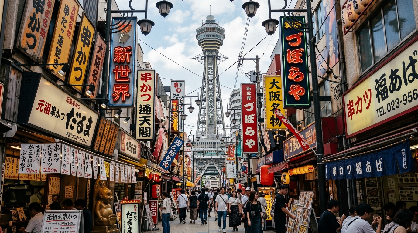 新世界と通天閣
