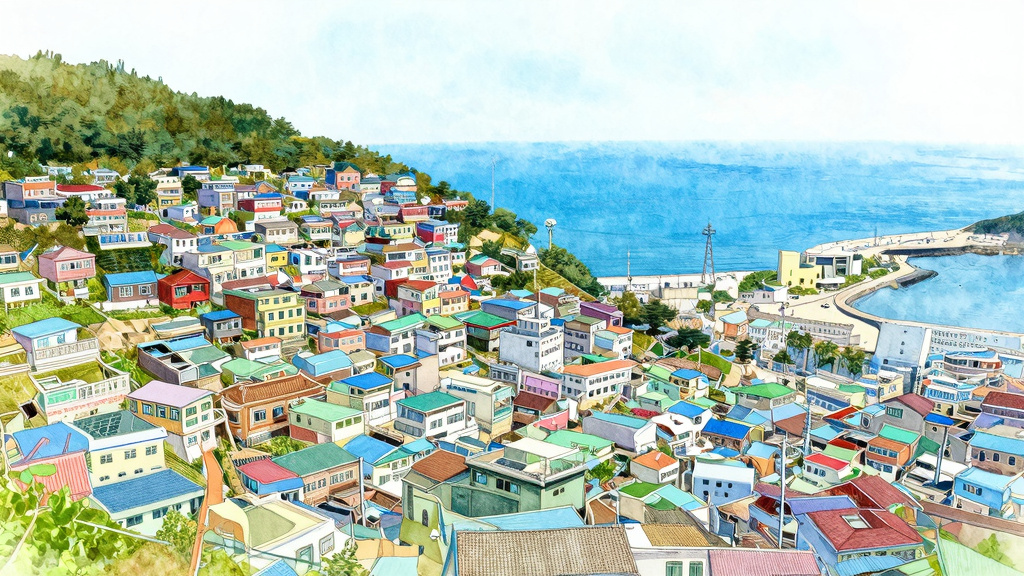 釜山の都市景観