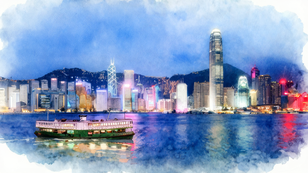 香港の都市景観